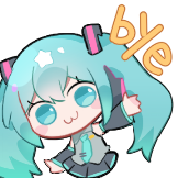 表情[初音未来13周年/初音未来_再见.png] - Hikarinagi